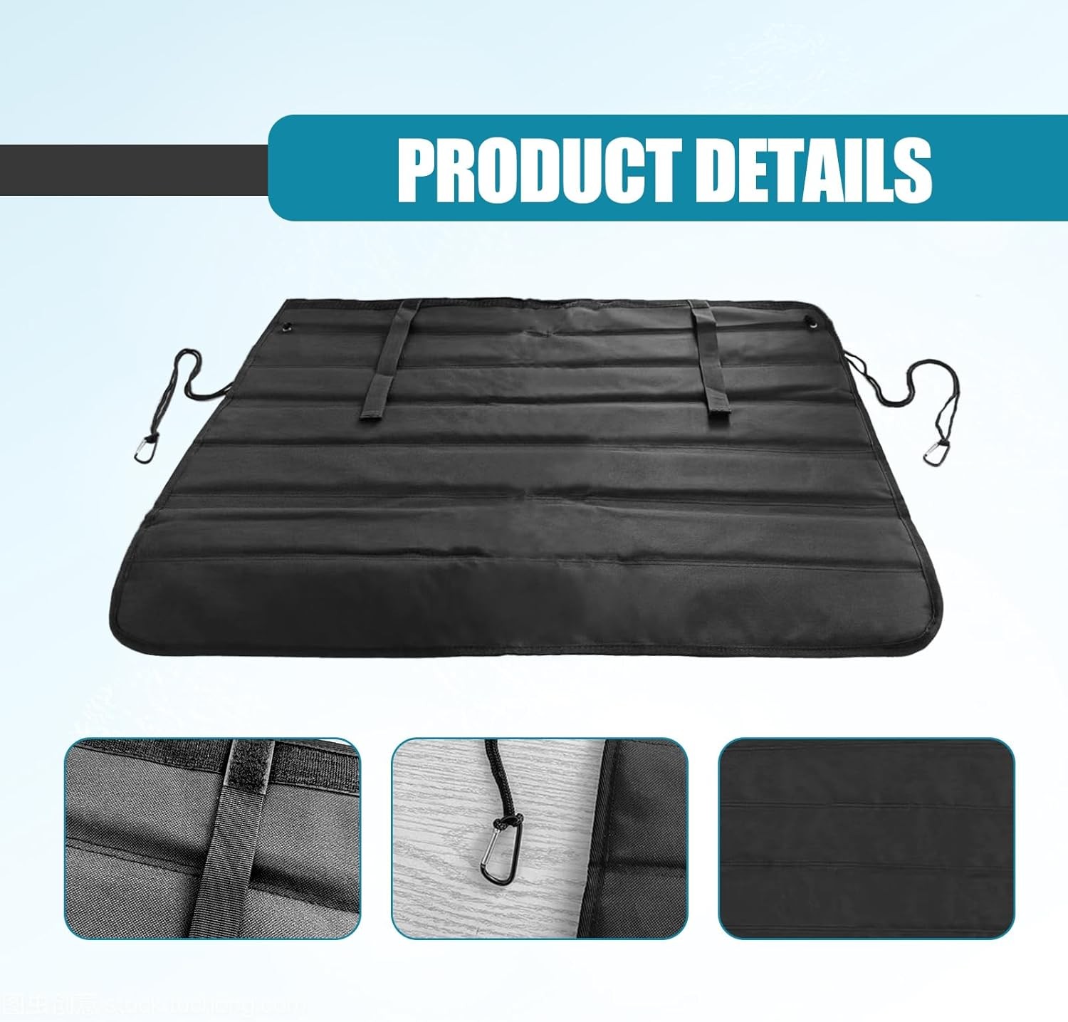Universal Foldable Car Trunk Bumper Guard Mat Rear Bumper Protector, SUV Cargo L