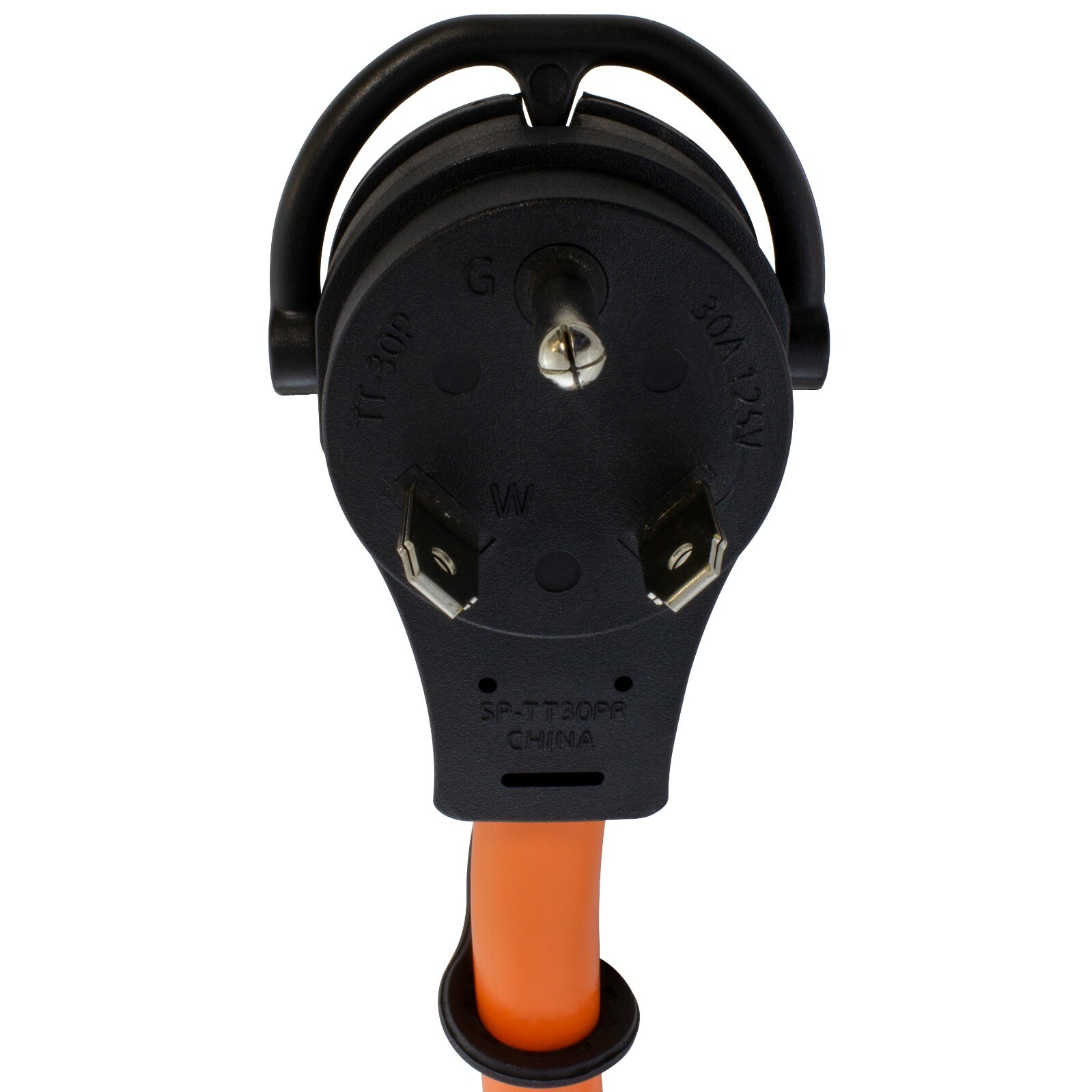 30A Piggy-Back TT-30 Plug to NEMA 5-20 Household Connector Adapter by AC WORKS®
