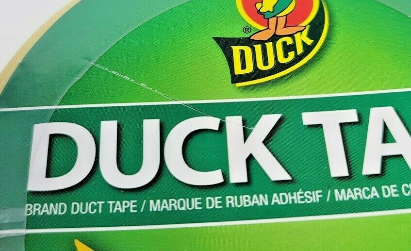 Duck Colored Duct Tape – Yellow – 1.88″ Width x 60 Ft Length, 1 Roll, 3″ Core