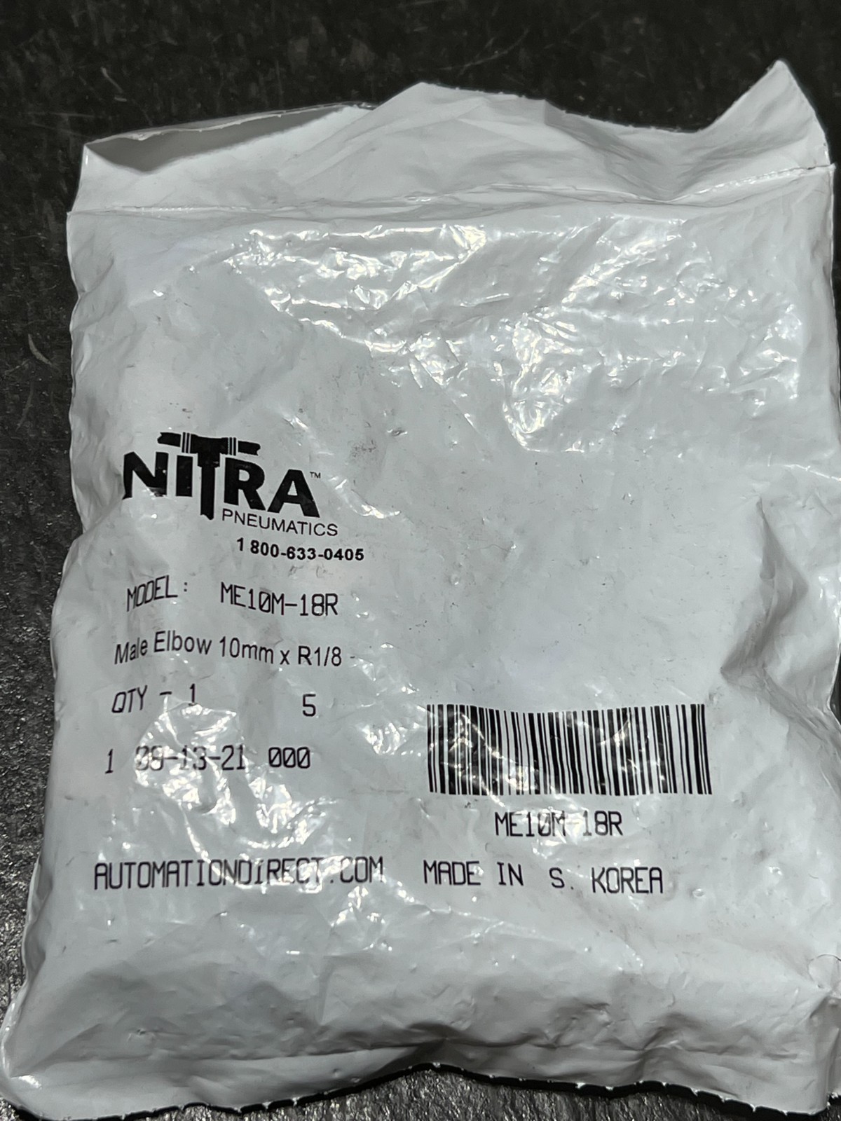 nitra me10m-18r nos poor packaging bag of 5pcs