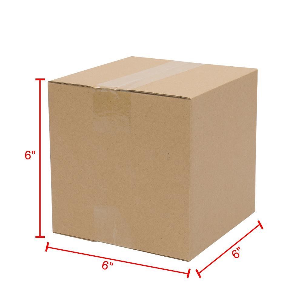 100~1000pcs 6x6x6 Cardboard Paper Boxes Mailing Packing Shipping Box Corrugated
