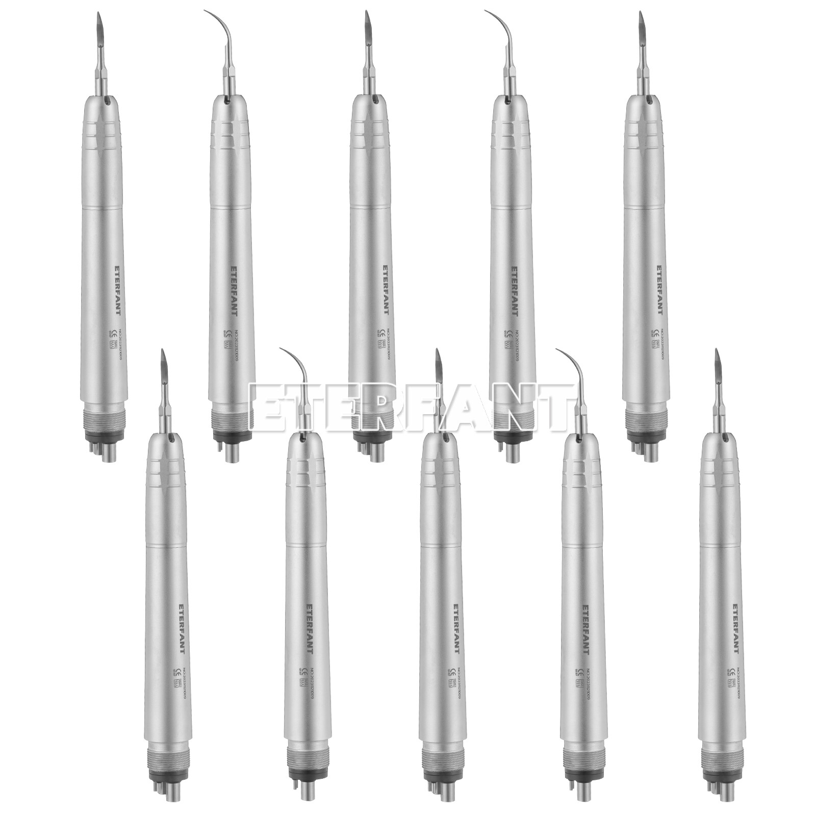 ENTERFANT Dental Ultrasonic Air Perio Scaler Handpiece Hygienist 4H 3Tips G1,2,4