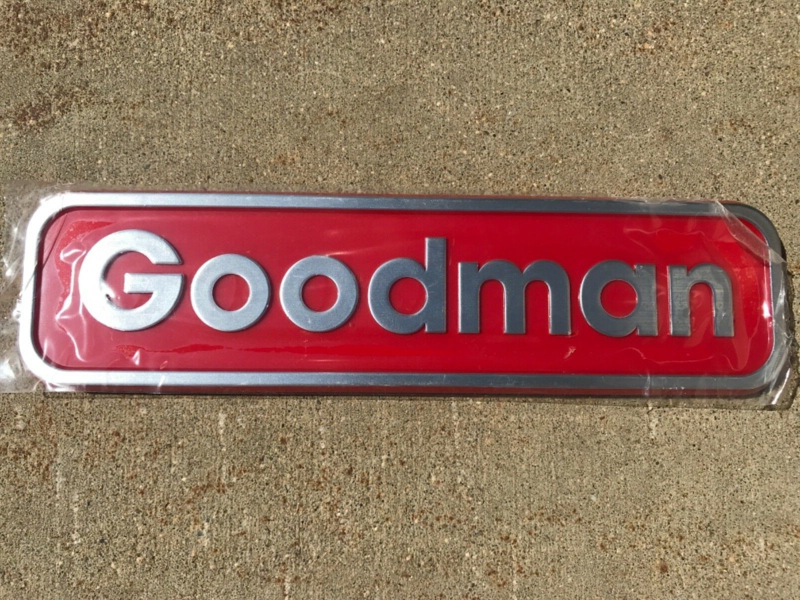 Goodman AC Label Nameplate 0161r00092