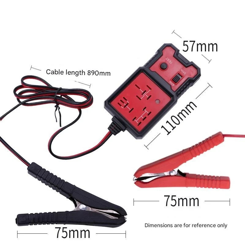 12V Relay Tester 4 5 Pin Automotive Relay Checker Diagnostic Tool LED Light