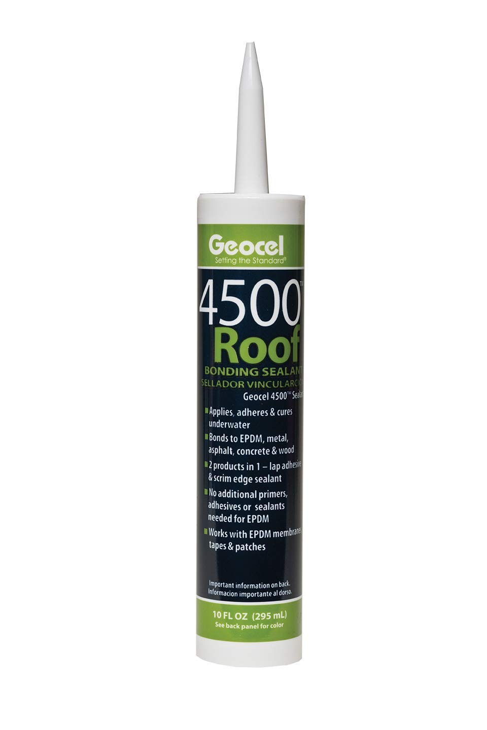 GEOCEL GC55103 4500 Roof Bonding Sealant, 10 Ounce Cartridge, One Size, Black