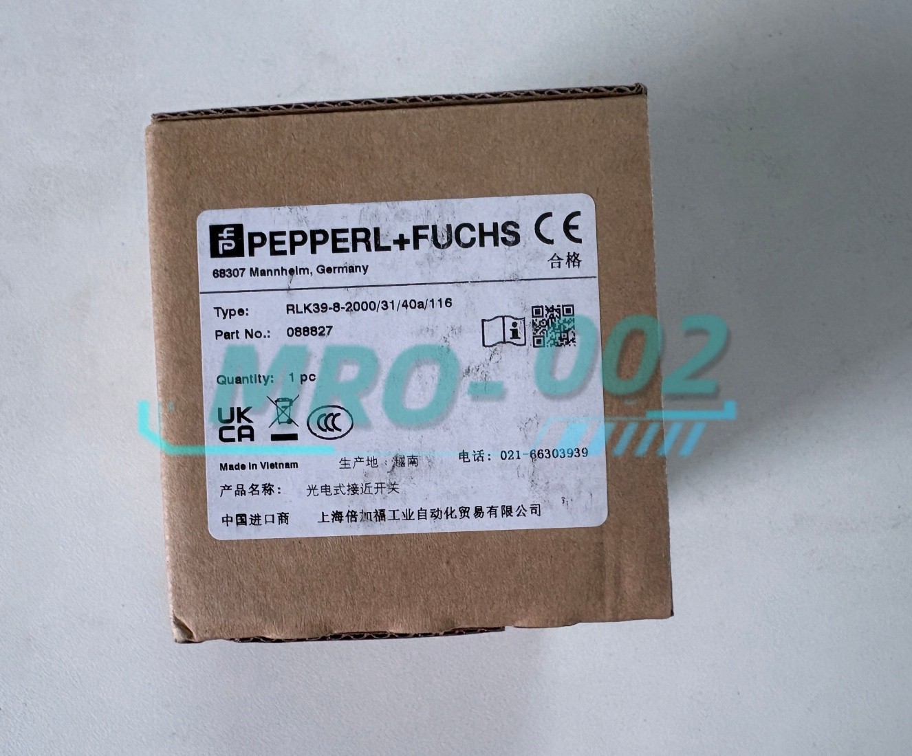 1PCS New Pepperl+Fuchs RLK39-8-2000/31/40a/116 Photoelectric SwitchFast delivery
