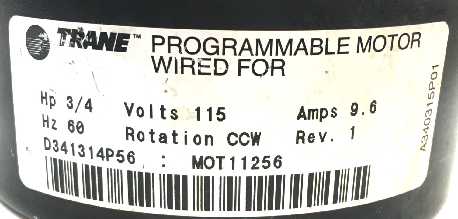 GE ECM2.3 DG02 Module Only D341314P56 MOT11256 3/4HP 115V CW LE used #J155