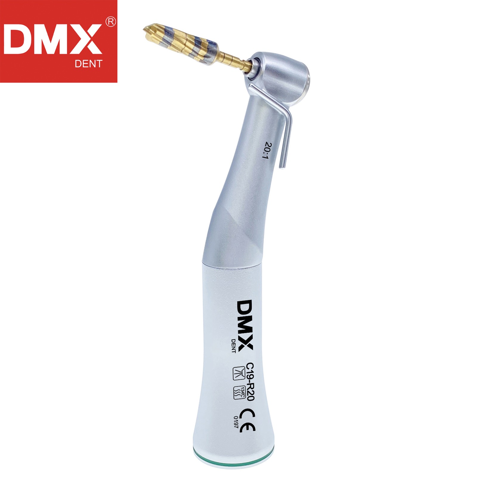 DMXDENT Dental Implant Handpiece 20:1 Contra Angle Surgical Adec WI-75 E/KM