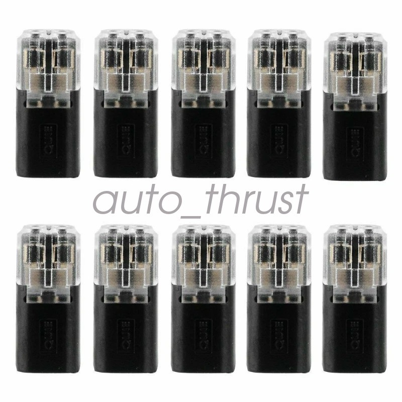 50 pcs Double-Wire Plug-in Connector, Cable Clamp Locking Buckle, AWG 18-22*