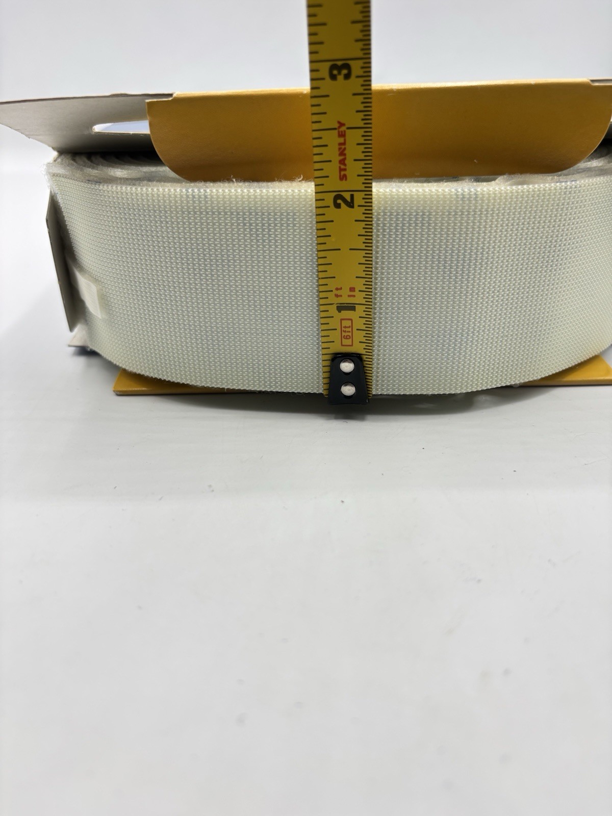 VELCRO Industrial Strength White Tape 15ft x 2in Heavy Duty Hook & Loop Roll