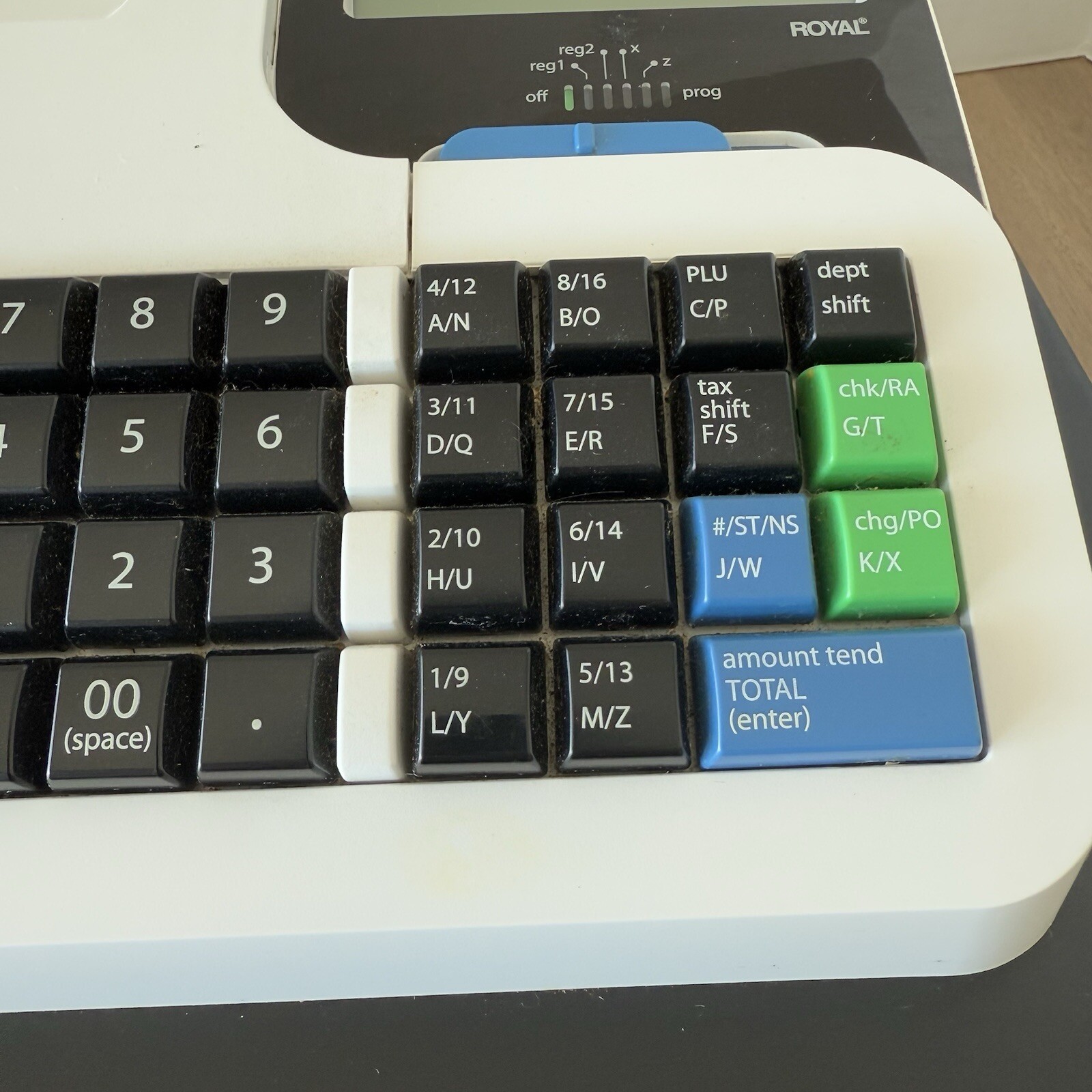 Royal Electronic Cash Register Royal 410DX Cash Management System NO KEY