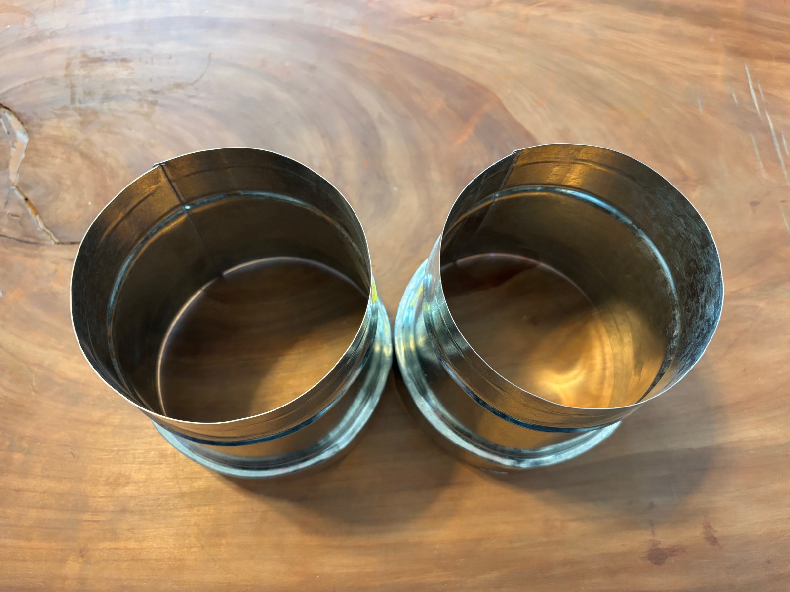 2 – Master Flow 6 in. to 5  Duct Reducers Single Wall Galvanized Duct Reducer