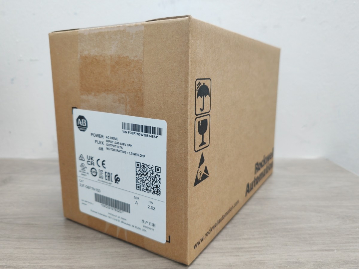 New Allen-Bradley 22F-D8P7N103 PowerFlex 4M 3.7KW 5HP AC Drive AB 22F-D8P7N103