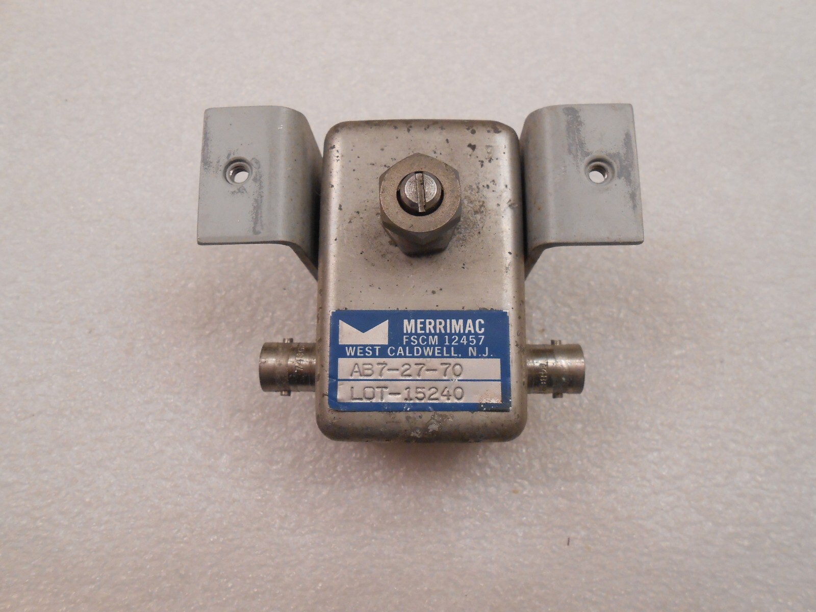 Merrimac Variable Attenuator AB-27-70, 25 dB, 57-83 MHz. 50Ω, BNC (F), 70 MHz