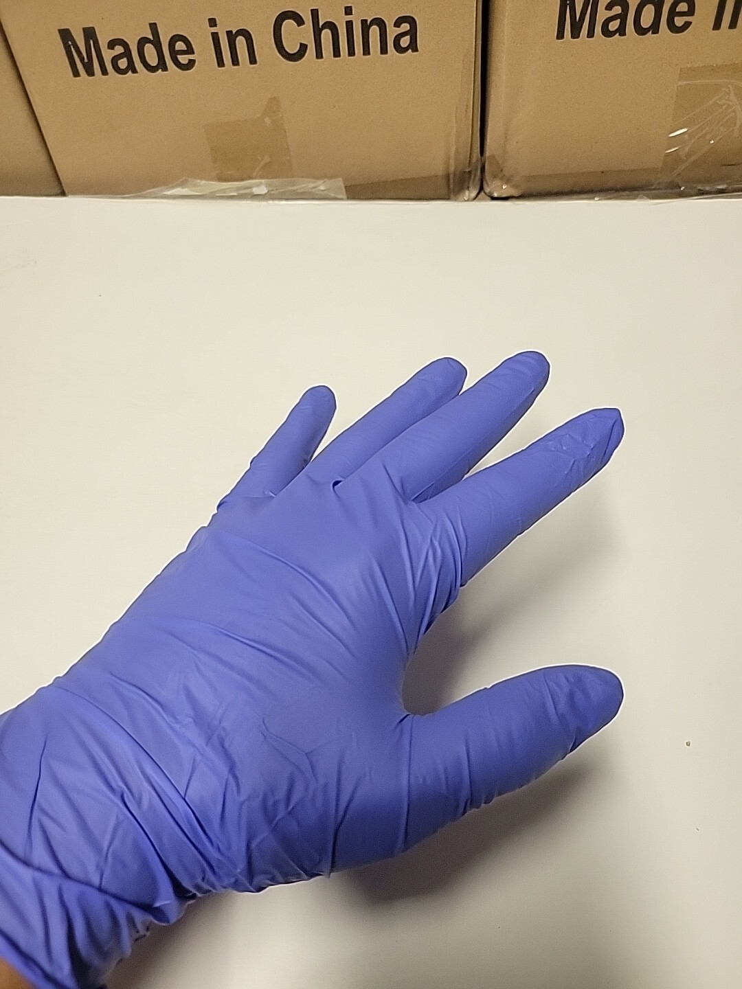 Adenna Indigo Nitrile Disposable Exam/Medical Gloves 3 Mil, Large 100 Gloves