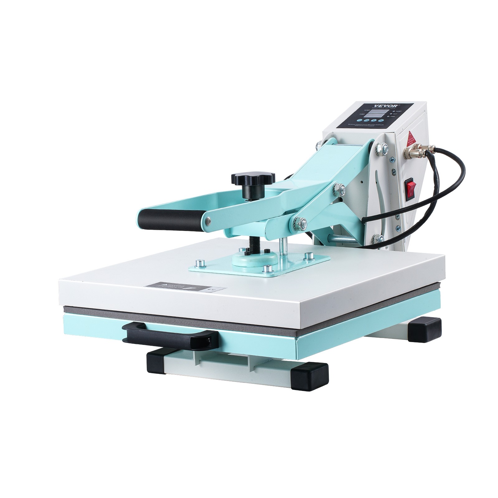 VEVOR Heat Press Machine 15×15 in Slide Out Heat Transfer Machine T-Shirts Green
