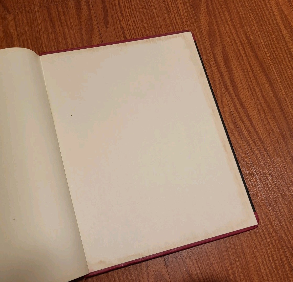 NATIONAL BLANK BOOK COMPANY Hardcover Ledger Accounting #58-403 D-3