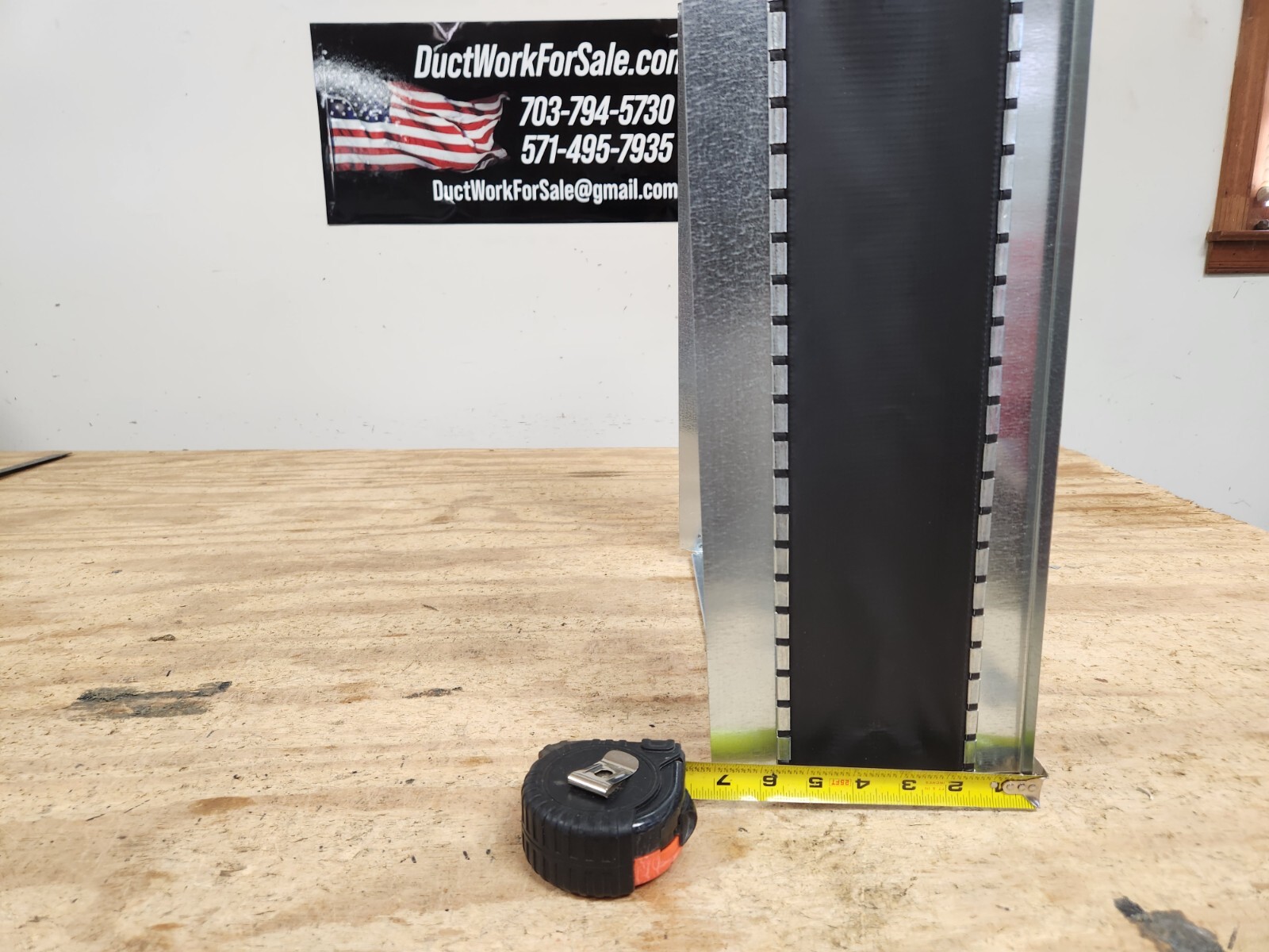 24.5 X 21″ CARLISLE FLEXIBLE DUCT CONNECTOR CANVAS DUCTWORK CONNECTOR