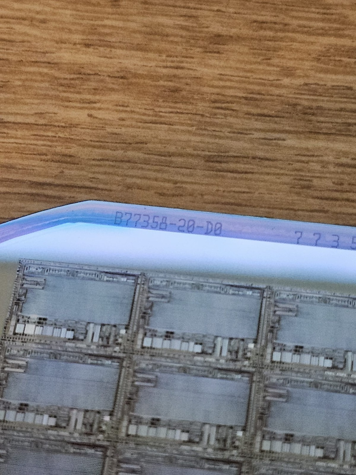 Cool Computer CPU Silicon 4.5″ Wafer / Wafers IC RAM Chip Lithography 77358 WX