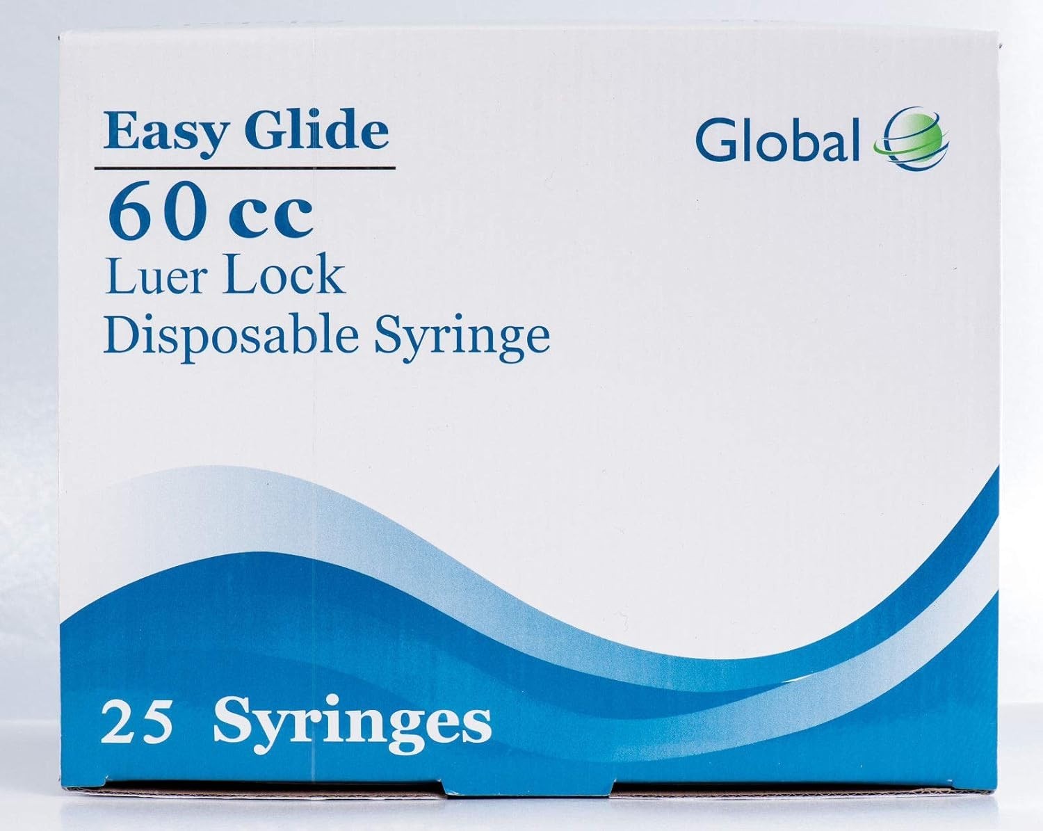 Global Medical Products – 60cc Luer Lock Syringe – QTY 25