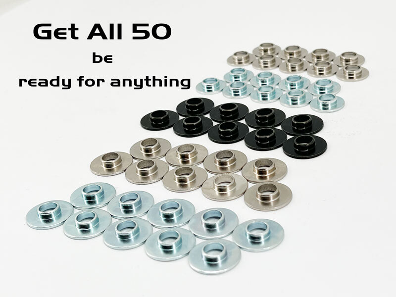 M6 Shoulder Collar Washer packs Suzuki Yamaha Kawasaki Honda Dirt Bike Plastics