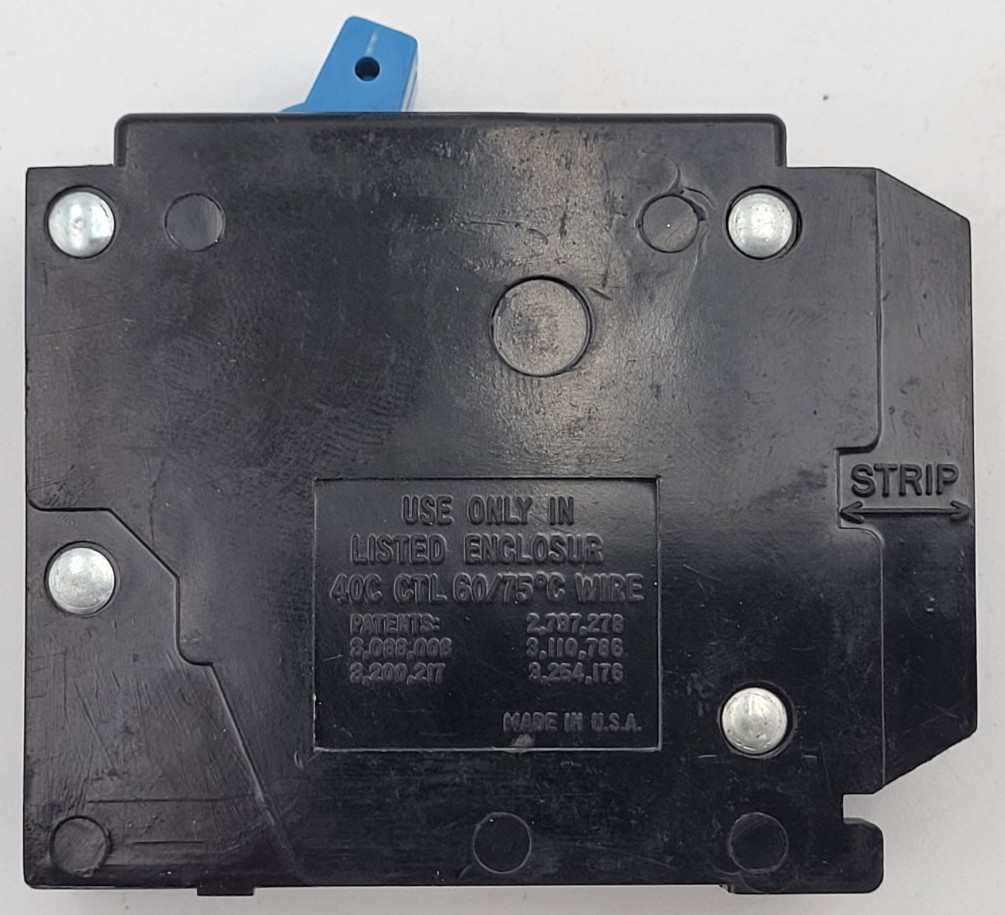 Bryant BD1515 15 Amp 1-Pole 120 V Plug-On Twin Tandem Circuit Breaker USED
