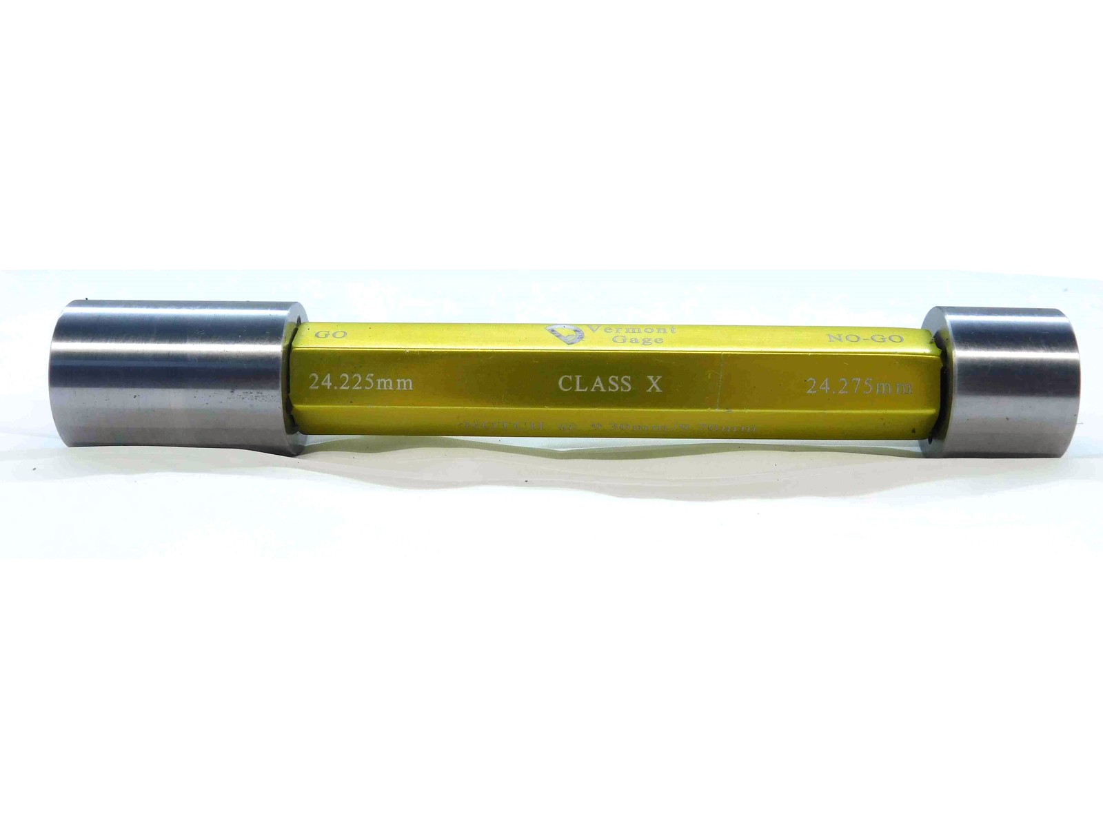 24.225 & 24.275 CL X METRIC PIN PLUG GAGE GO NO GO 24.000 +.225 24 mm .9557