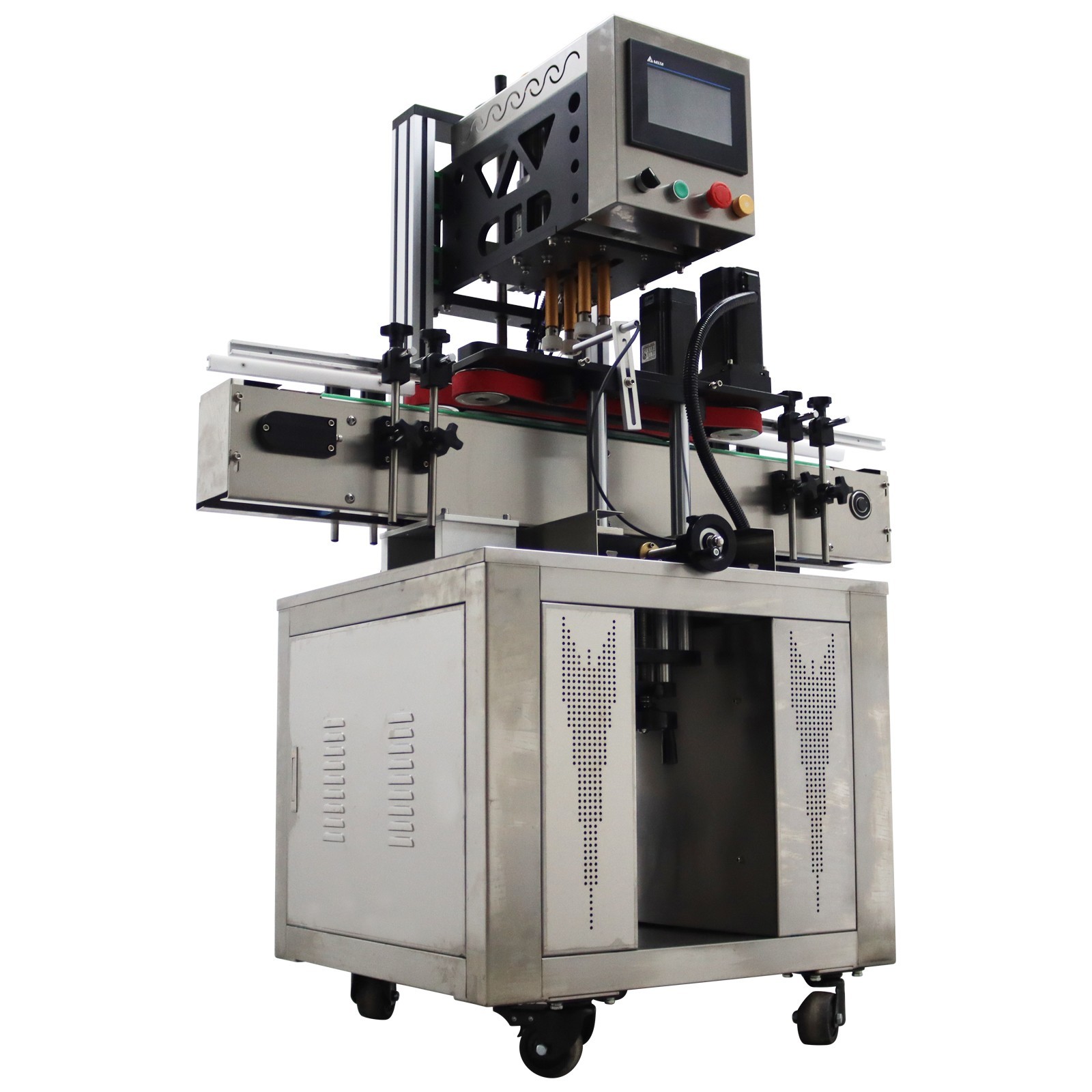 Automatic Conveyor Capping Machine for Assembly Line 0.78-4.72in Bottle Dia.