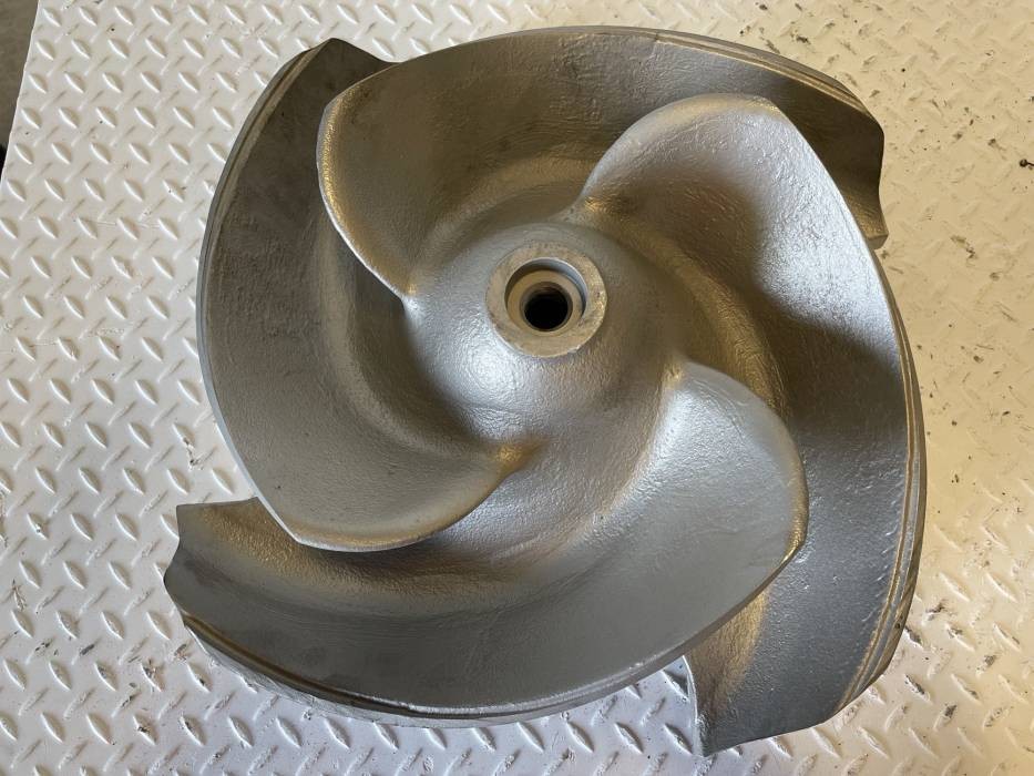 Goulds 3175L 12×14-22 Paperstock Impeller, 316SS, 19.5″ Dia, 4 Vane #101171