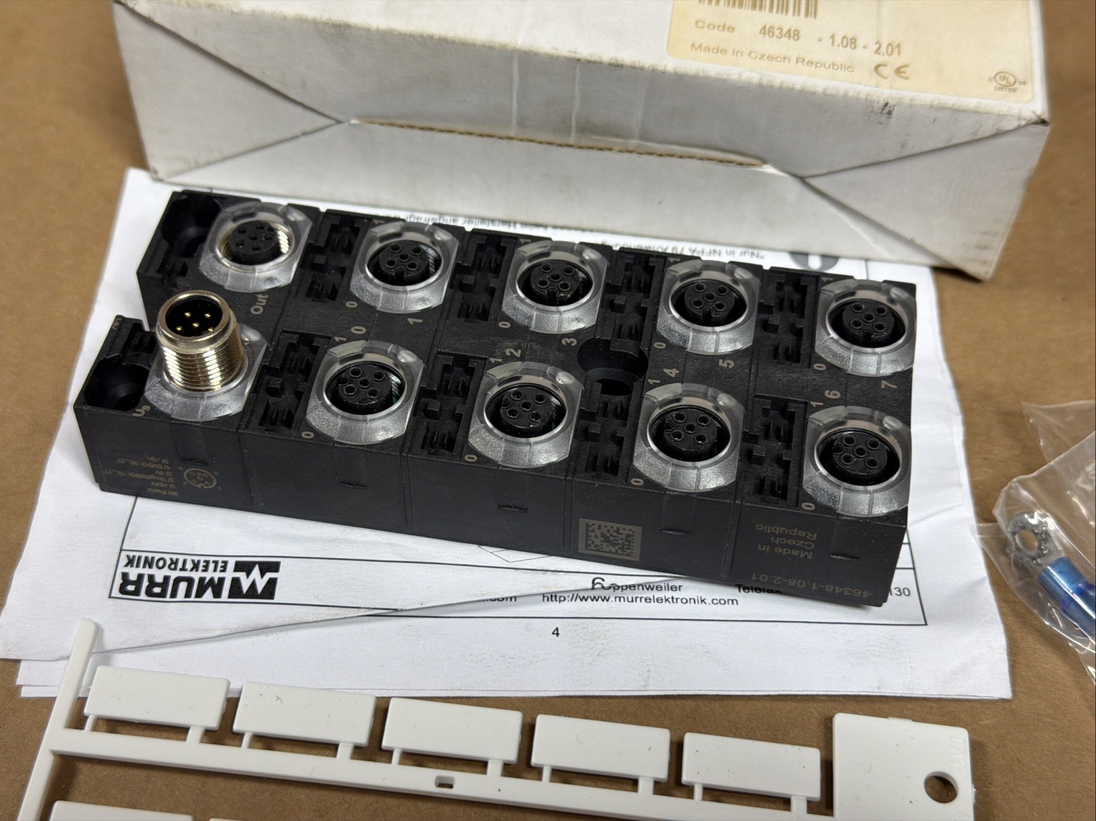 Murr Elektronik 56601 Cube67 DIO16 E 8XM12 I/O Expansion Module FAST SHIPPING