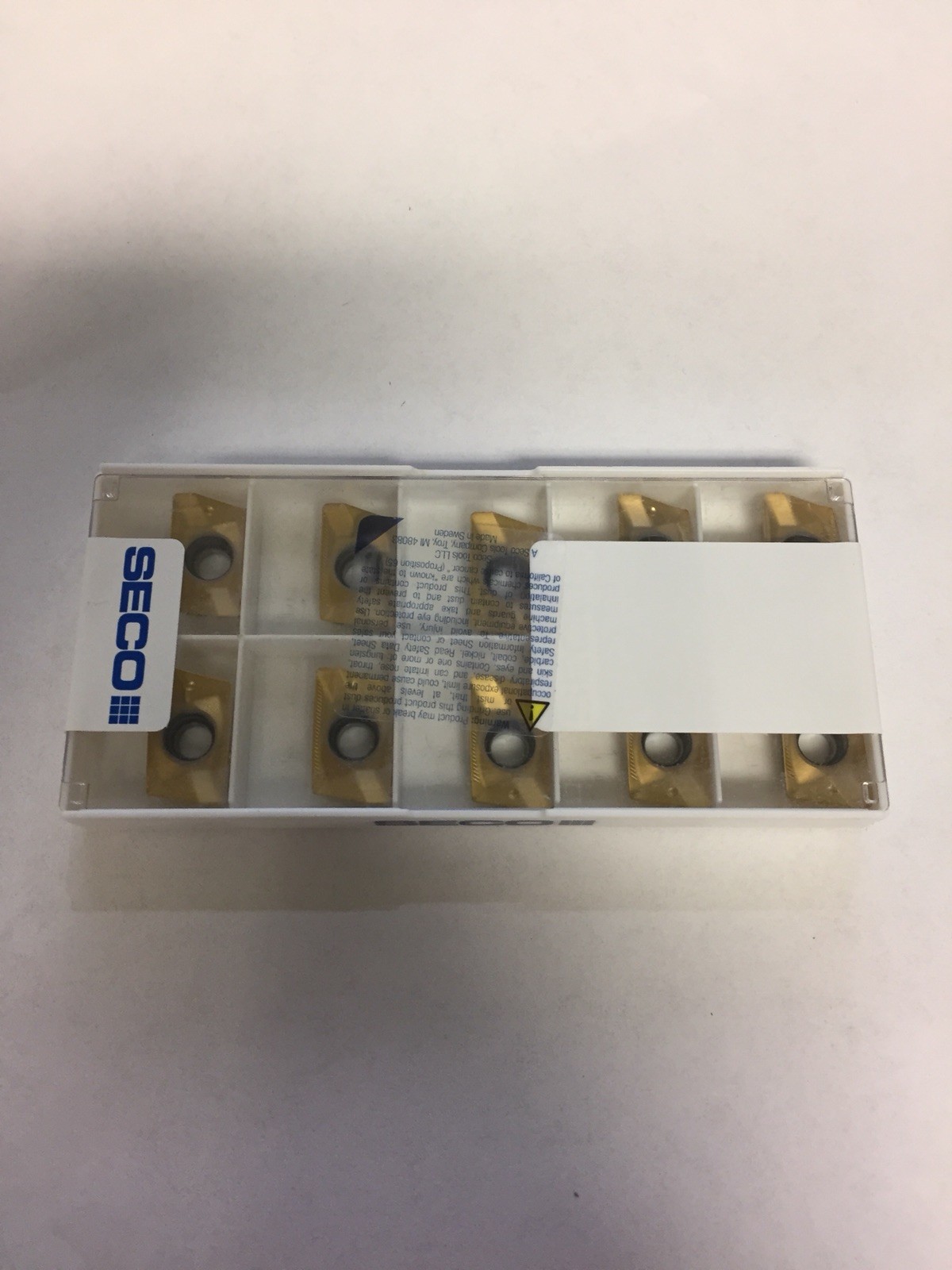 XOMX180608TR-ME13, F40M SECO Inserts 10 New In Box. EDP 03841