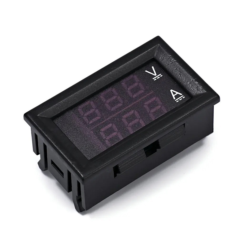 DC 100V 100A Digital Voltmeter Ammeter Voltage Current Meter Tester Shunt US