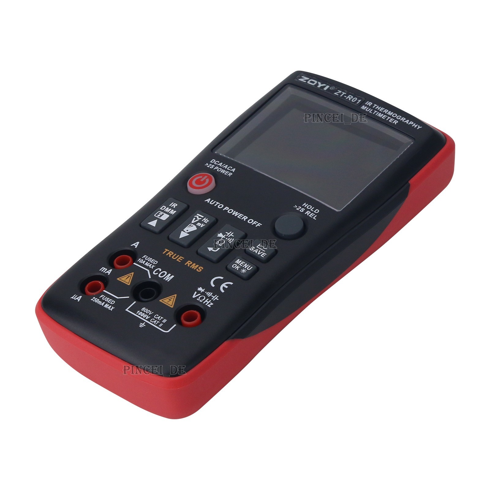 ZT-R01 2-IN-1 IR Thermal Imaging Multimeter with 2.4-inch IPS Color Screen