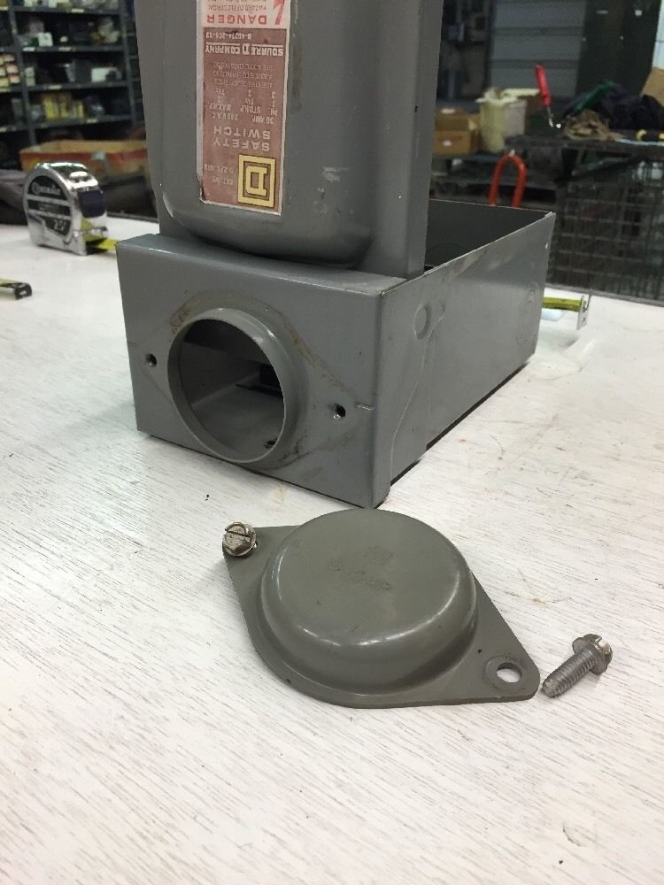 Square-D Safety Switch D-221-NRB Series C2, 30A, 240Vac, Single Throw