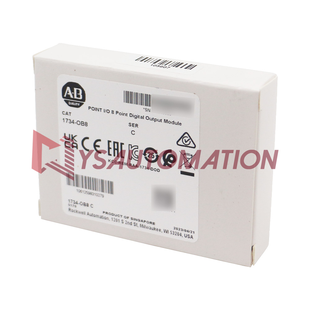 OEM Sealed A-B 1734-OB8 SER C POINT I/O 8 Point Digital Output Module