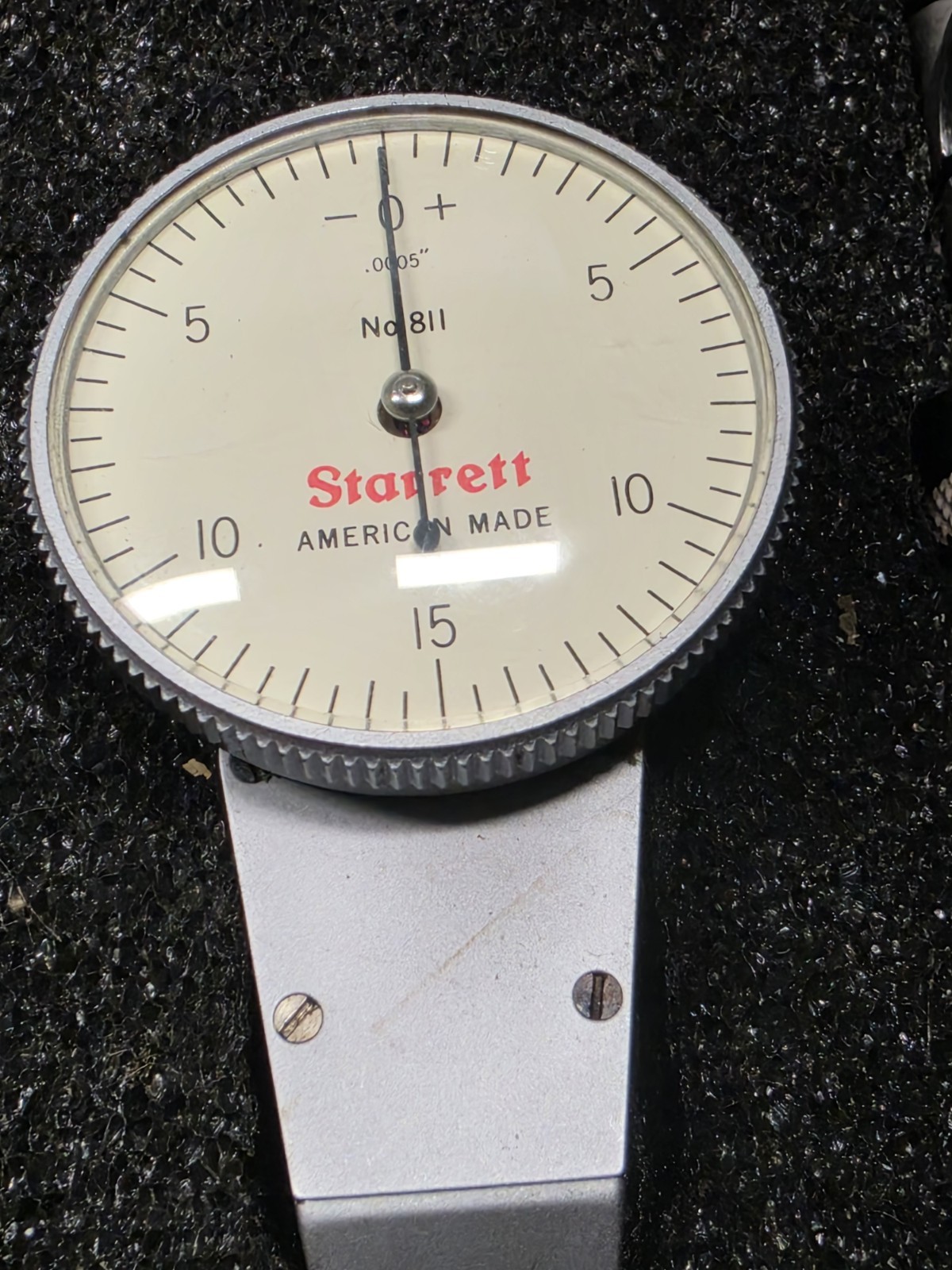 Starrett 811 Dial Test Indicator with Swivel Head W/ Case – FREE SHIPPING