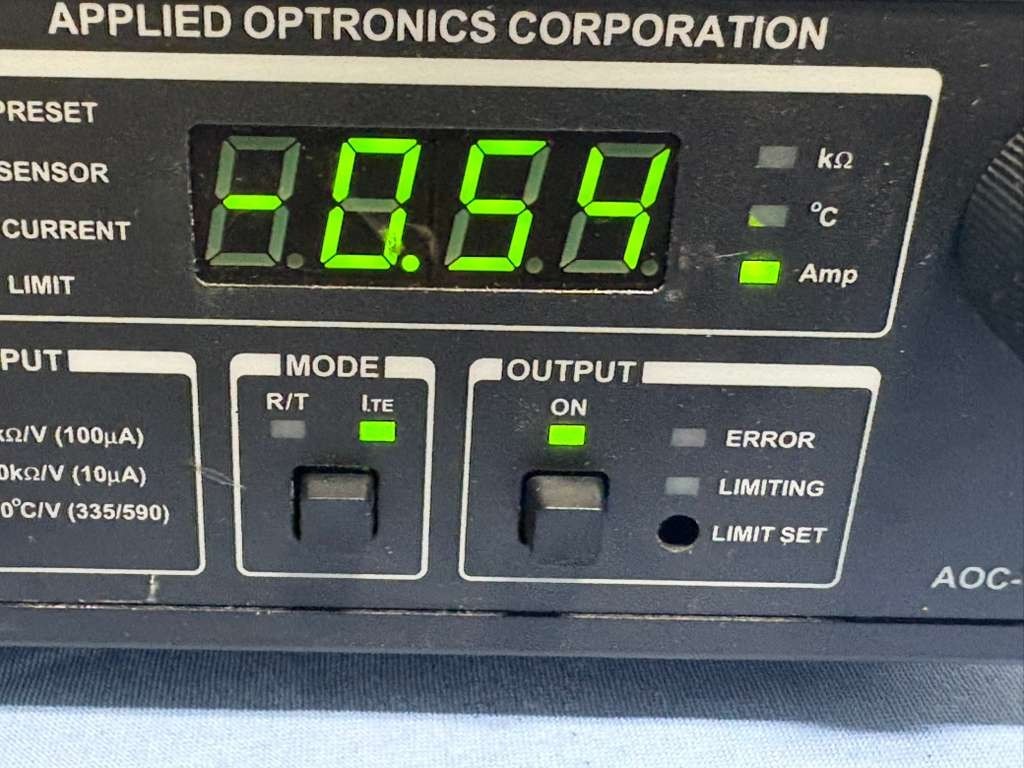 Applied Optronics Corporation Laser Diode Controller Part AOC-TC-1