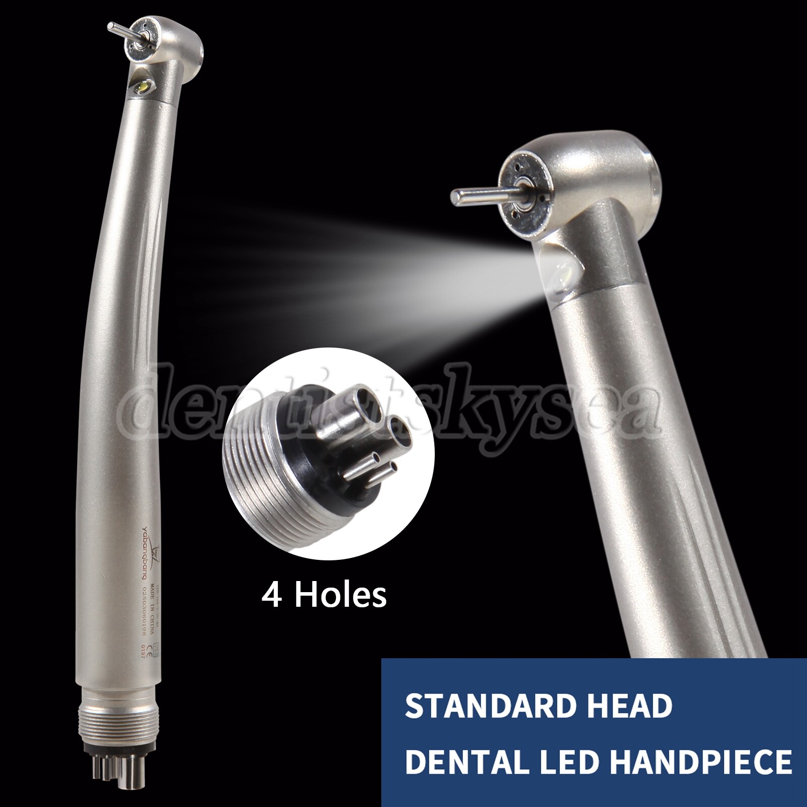 1/5/10 E-generator Dental LED Fiber Optic High Speed Handpiece 4H 3-Water Spray