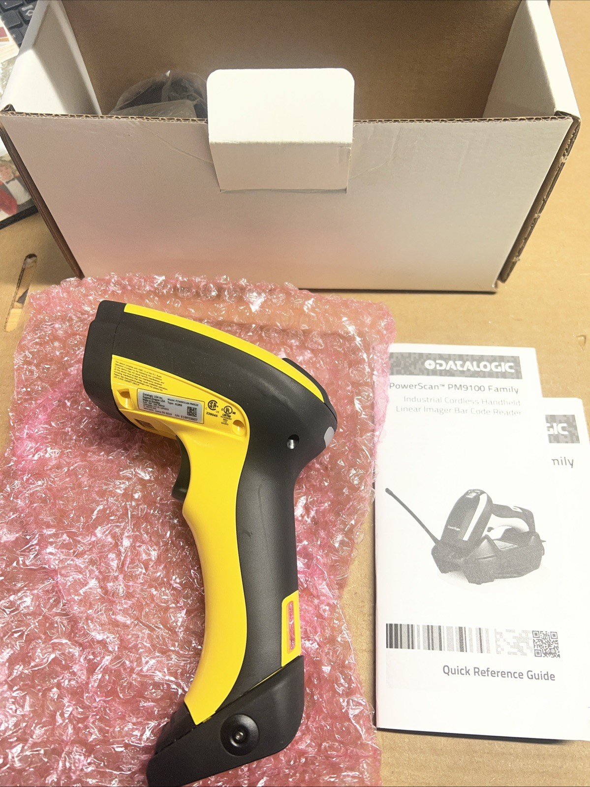 Datalogic Power Scan PM9100 DPM 910 RB Barcode Scanner – No Charger Included