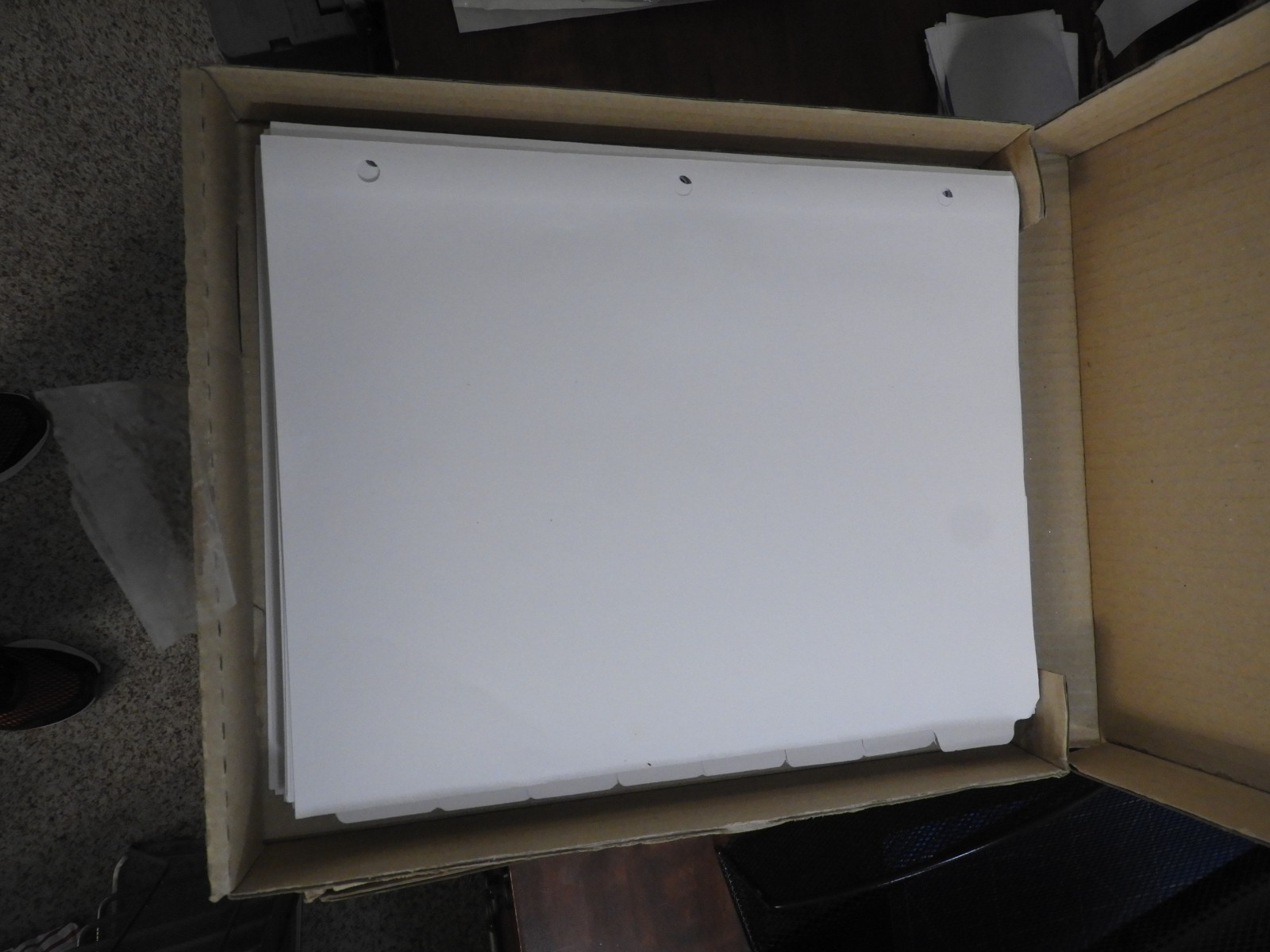 60 sets, Universal 3 Ring Binder 8-Tab Indexes, Letter, White, NEW in boxes
