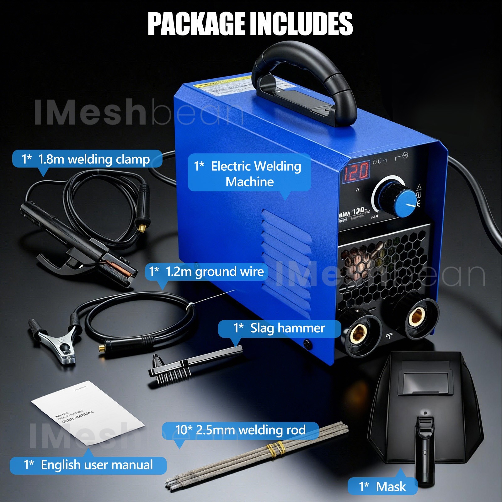 Hot Stapler Gun Plastic Repair Car Bumper Fender Welder Machine Kit +200 Staples