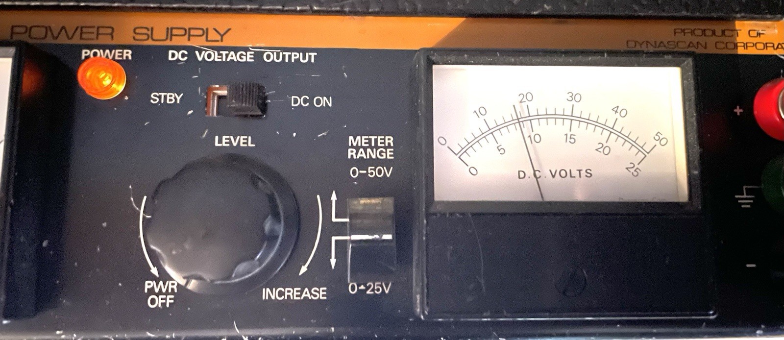 Vintage BK PRECISION Dynascan Model 1601 Regulated DC Power Supply 0-50V 2 Amp