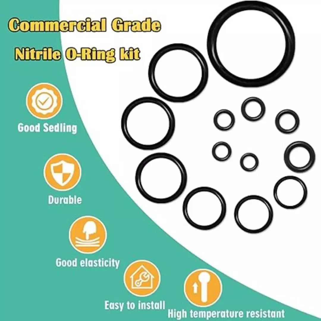 1020PCS O-Ring Assortment Kit | 20 Metric Sizes for Car Repair, Faucet, Air, Gas
