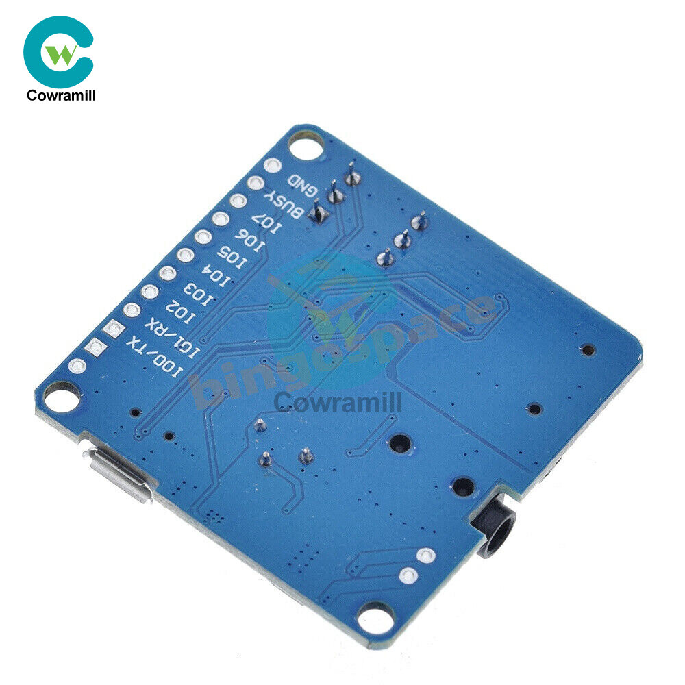 1/2/5/10X 5W Voice/MP3 Player Module IO Trigger/Serial Port Control Playback –