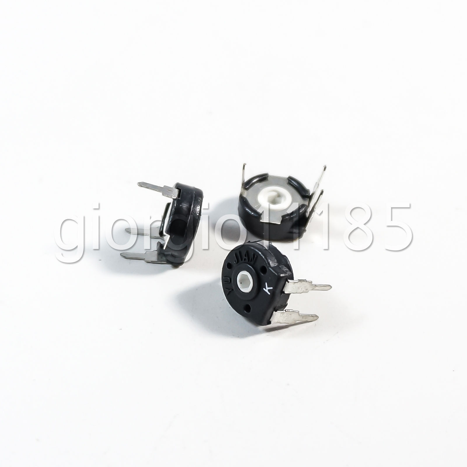 US Stock 10pcs Spain Potentiometer Hexagonal Hole Horizontal Type 1K Ohm PT-10