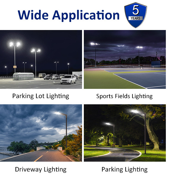 300W LED Parking Lot Pole Light Dusk To Dawn Outdoor Street Area Shoebox Lights