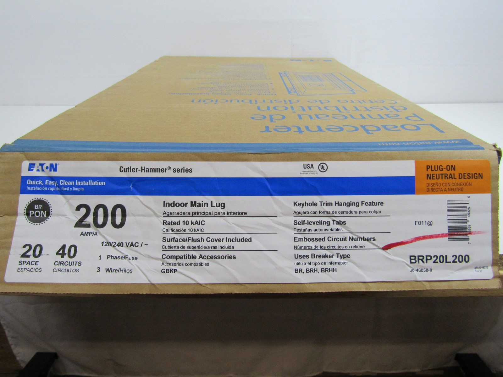 Eaton BRP20L200 Loadcenters and Panelboards