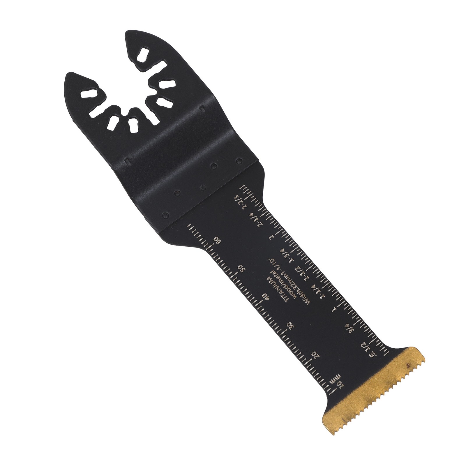 20 Pcs Extra Long Titanium Oscillating Tool Blades Curved Edge Multitool Blades