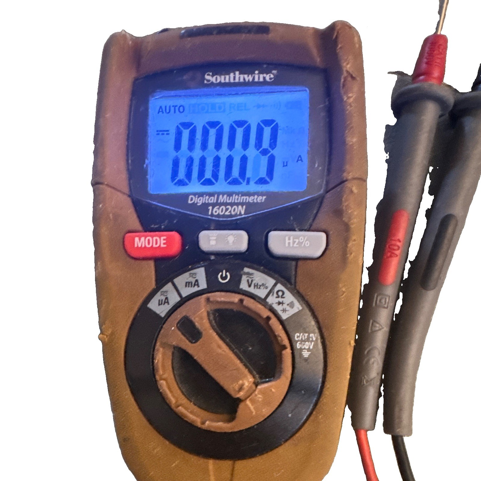 Southwire 16020N 4000-Count Digital Multimeter CAT IV 600V Leads