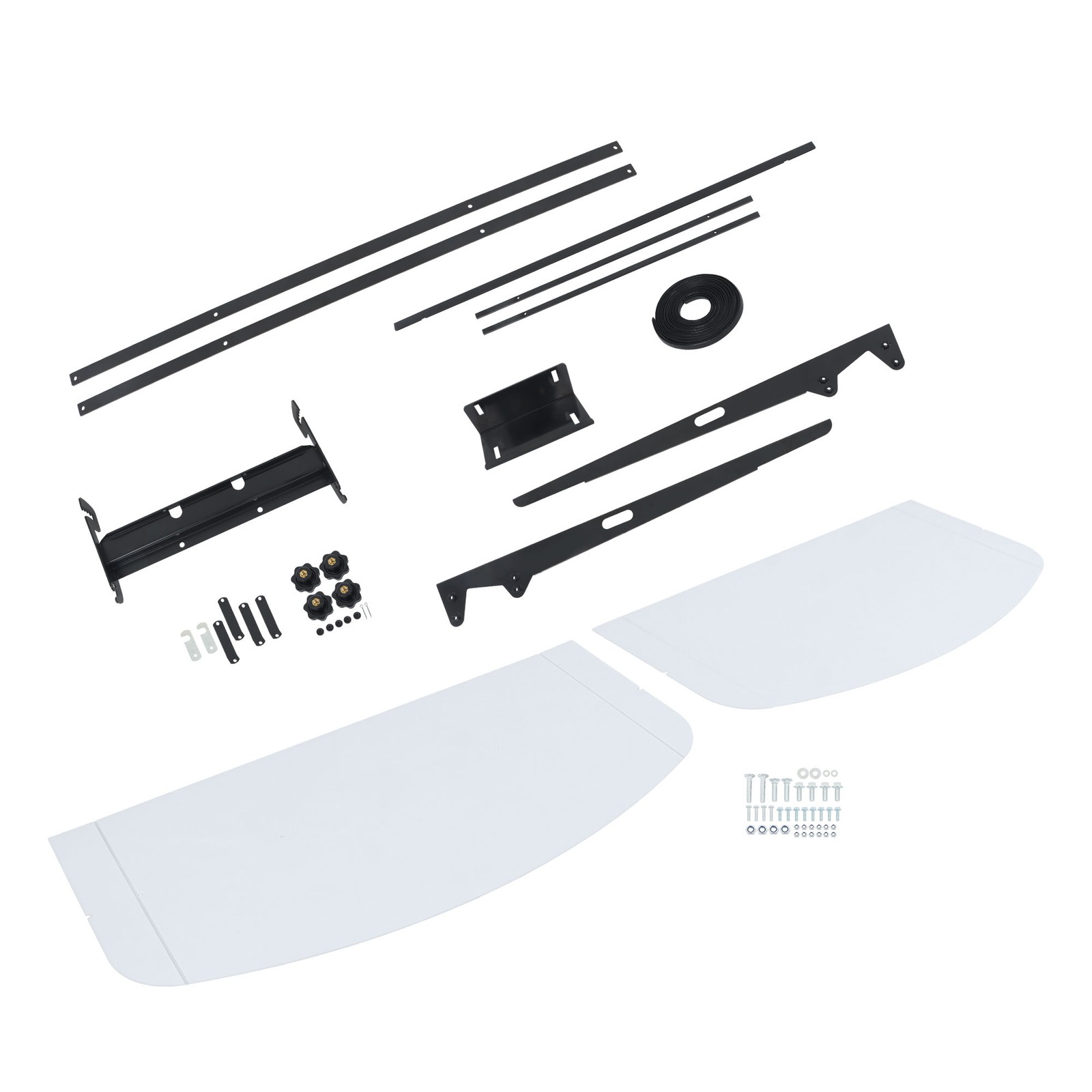 For John Deere 2″ x 2″2″ x 3″ ROPS Tuff Top Tractor Canopy 52″ X 52″ White New